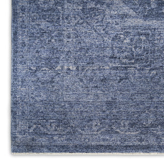 Nourison Pure Shades SAD02 Blue Area Rug by DKNY Texture Image