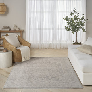 Nourison Pure Shades SAD02 Grey Area Rug by DKNY Room Image Feature