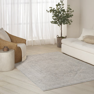 Nourison Pure Shades SAD02 Grey Area Rug by DKNY Room Image Feature
