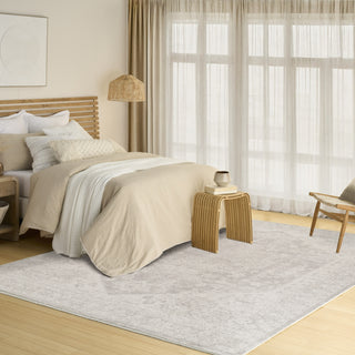 Nourison Pure Shades SAD02 Grey Area Rug by DKNY Room Image Feature