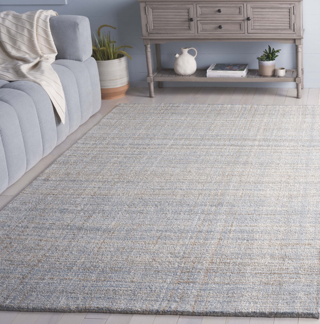 Safavieh Abstract ABT151L Light Blue / Grey Area Rug Room Scene Feature