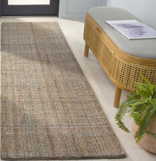 Safavieh Abstract ABT151W Brown / Green Area Rug Room Scene Feature