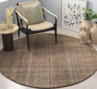 Safavieh Abstract ABT151W Brown / Green Area Rug Room Scene Feature