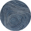 Safavieh Abstract ABT154M Blue / Ivory Area Rug Round