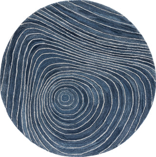 Safavieh Abstract ABT154M Blue / Ivory Area Rug Round