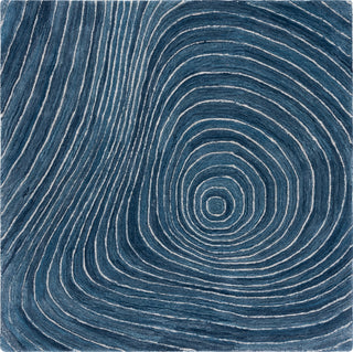 Safavieh Abstract ABT154M Blue / Ivory Area Rug Square