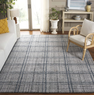 Safavieh Abstract ABT155F Dark Grey Area Rug Room Scene Feature