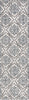 Safavieh Abstract ABT201N Ivory / Navy Area Rug Runner