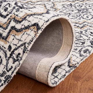 Safavieh Abstract ABT201N Ivory / Navy Area Rug Detail