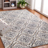 Safavieh Abstract ABT201N Ivory / Navy Area Rug Room Scene Feature
