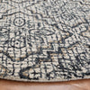 Safavieh Abstract ABT201N Ivory / Navy Area Rug Detail