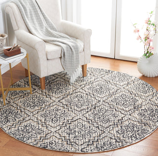 Safavieh Abstract ABT201N Ivory / Navy Area Rug Room Scene