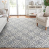 Safavieh Abstract ABT201N Ivory / Navy Area Rug Room Scene Feature