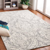 Safavieh Abstract ABT204F Ivory / Grey Area Rug Room Scene Feature