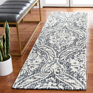 Safavieh Abstract ABT204N Ivory / Navy Area Rug Room Scene