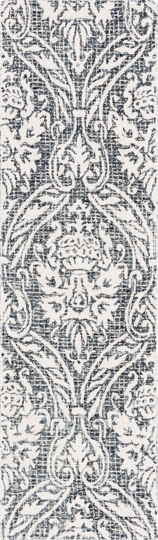 Safavieh Abstract ABT204N Ivory / Navy Area Rug Runner