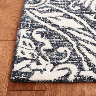Safavieh Abstract ABT204N Ivory / Navy Area Rug Detail