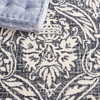 Safavieh Abstract ABT204N Ivory / Navy Area Rug Detail