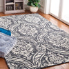 Safavieh Abstract ABT204N Ivory / Navy Area Rug Room Scene Feature