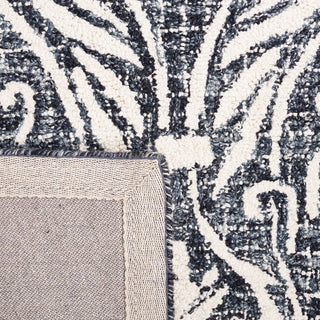 Safavieh Abstract ABT204N Ivory / Navy Area Rug Backing