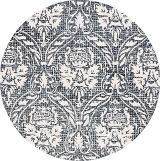 Safavieh Abstract ABT204N Ivory / Navy Area Rug Round