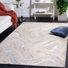 Safavieh Abstract ABT209F Grey / Brown Area Rug Room Scene Feature