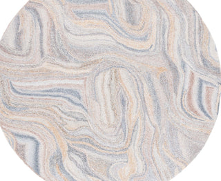 Safavieh Abstract ABT209F Grey / Brown Area Rug Round