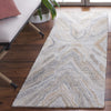 Safavieh Abstract ABT211F Grey / Rust Area Rug Room Scene Feature