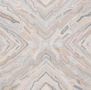 Safavieh Abstract ABT211F Grey / Rust Area Rug Square