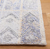 Safavieh Abstract ABT213M Blue / Rust Area Rug Detail