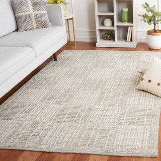 Safavieh Abstract ABT275F Grey / Ivory Area Rug Room Scene