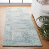 Safavieh Abstract ABT276M Blue / Ivory Area Rug Room Scene Feature