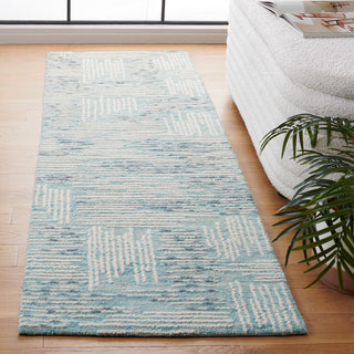 Safavieh Abstract ABT276M Blue / Ivory Area Rug Room Scene Feature