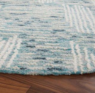 Safavieh Abstract ABT276M Blue / Ivory Area Rug Detail