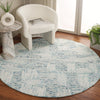 Safavieh Abstract ABT276M Blue / Ivory Area Rug Room Scene Feature