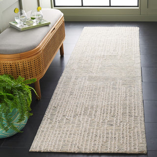 Safavieh Abstract ABT282G Light Grey / Ivory Area Rug Room Scene Feature