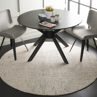 Safavieh Abstract ABT282G Light Grey / Ivory Area Rug Room Scene