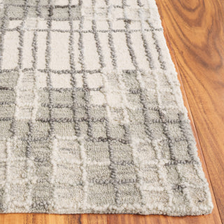 Safavieh Abstract ABT284A Ivory / Dark Grey Area Rug Detail