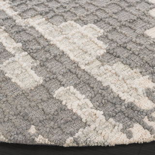 Safavieh Abstract ABT284A Ivory / Dark Grey Area Rug Detail