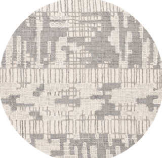 Safavieh Abstract ABT284A Ivory / Dark Grey Area Rug Round