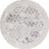 Safavieh Abstract ABT351A Ivory / Grey Area Rug Round