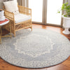 Safavieh Abstract ABT352A Ivory / Blue Area Rug Room Scene Feature