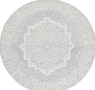 Safavieh Abstract ABT352A Ivory / Blue Area Rug Round