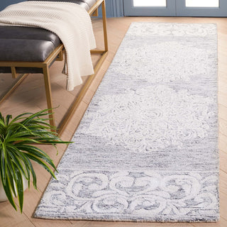 Safavieh Abstract ABT354A Ivory / Light Grey Area Rug Room Scene Feature