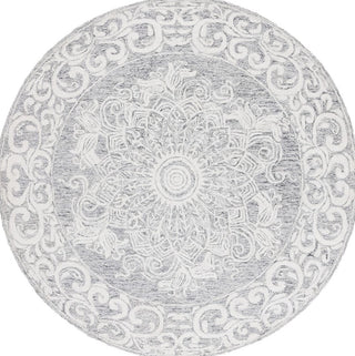 Safavieh Abstract ABT354A Ivory / Light Grey Area Rug Round