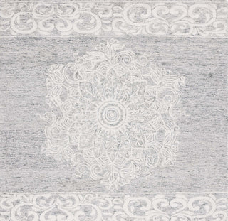 Safavieh Abstract ABT354A Ivory / Light Grey Area Rug Square
