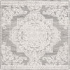 Safavieh Abstract ABT356H Ivory / Charcoal Area Rug Square