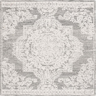 Safavieh Abstract ABT356H Ivory / Charcoal Area Rug Square