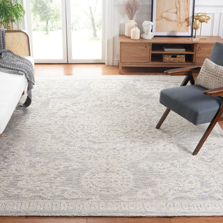 Safavieh Abstract ABT356M Ivory / Blue Area Rug Room Scene Feature