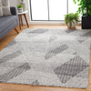 Safavieh Abstract ABT360H Ivory / Charcoal Area Rug Room Scene